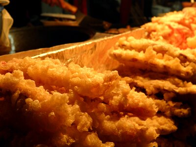 Fry oil shrimp photo