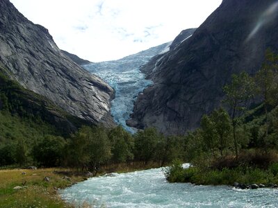 Glacier norway landscape photo