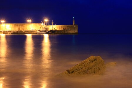 Yellow beach sea