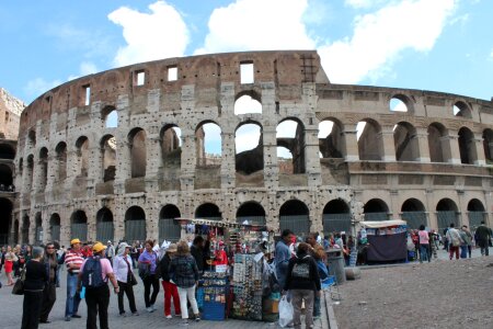 Colosseum rome italy photo