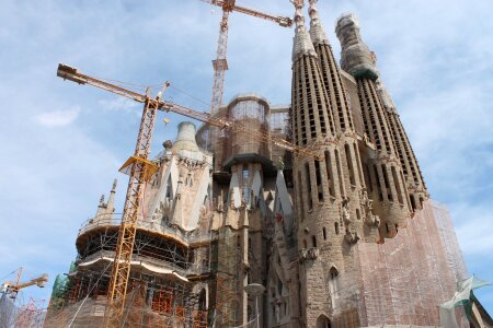 Barcelona spain church photo