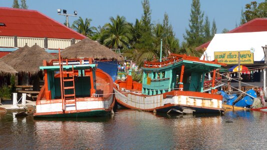 Boats hua hin photo