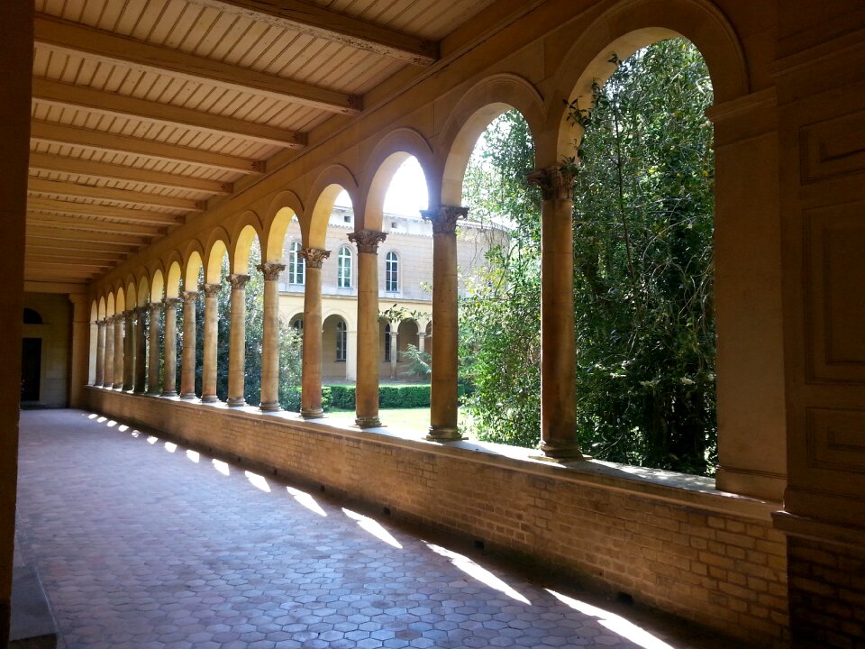Columnar stone pillars hispanic