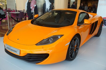 Race sports car exhibition