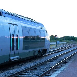 Locomotive track travel photo