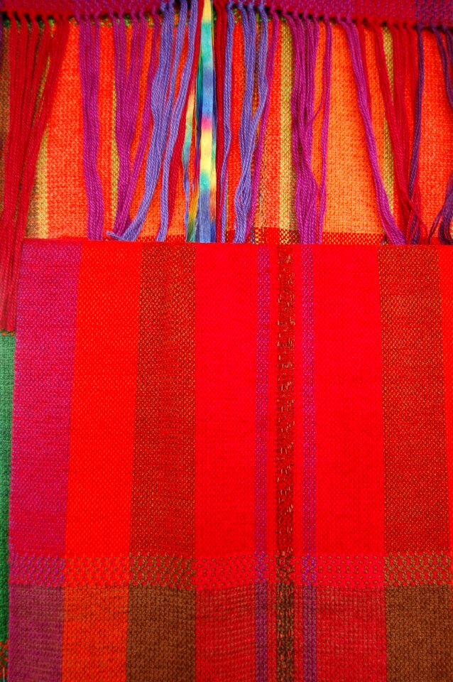 Plaid fringe