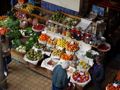 Market hall funchal fruit photo