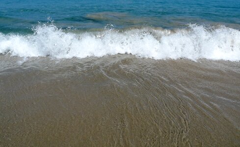 Water flowing splash photo