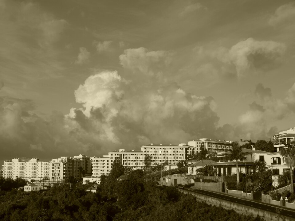 Clouds dramatic clouds form