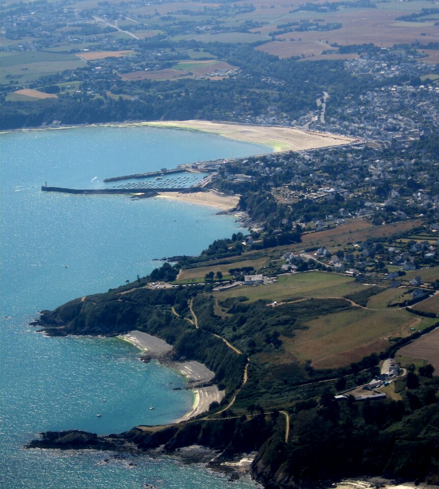 France aerial view landscape