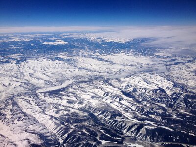 Mountain range earth