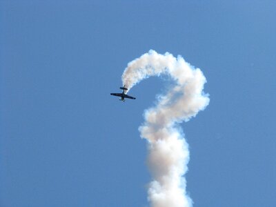 Aircraft red-bull aviator flight demonstration at the limit