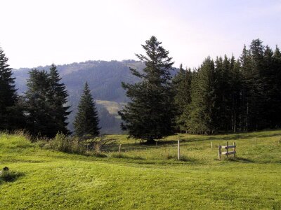 Nature mountains landscape photo