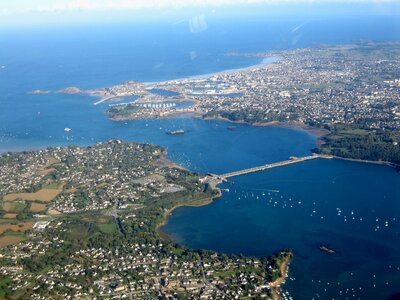 Brittany france aerial view photo