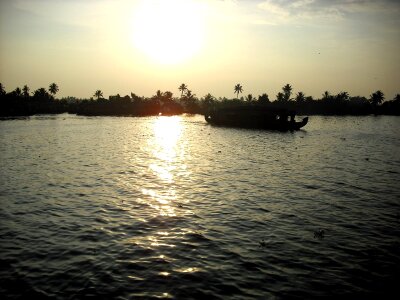 Water sunrise nature
