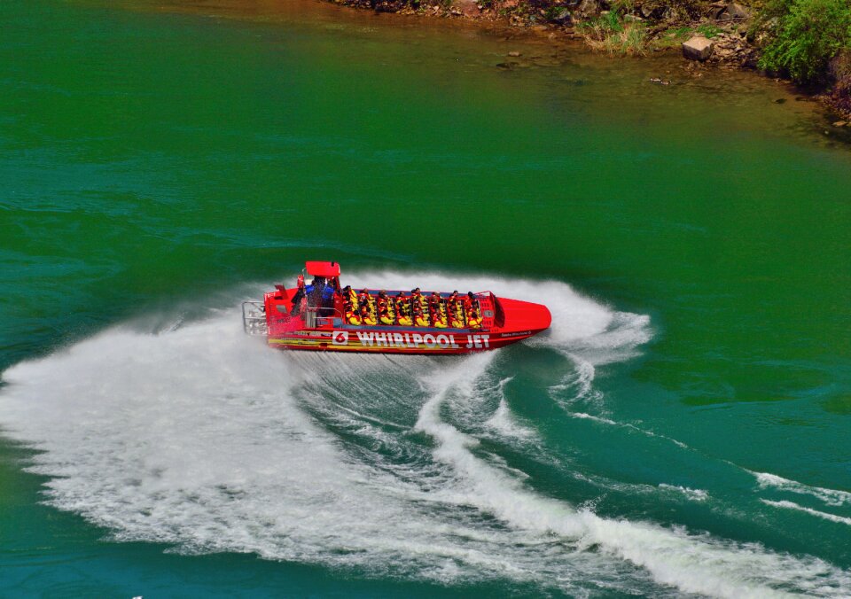 Speedy action tourist attraction waves
