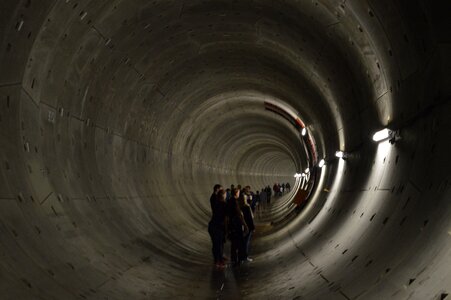 Deep people hiking photo