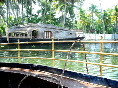 River houseboat boat photo