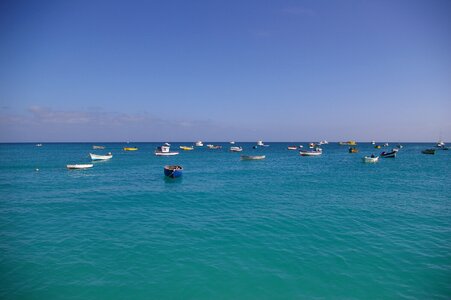 Boats mar cape verde photo