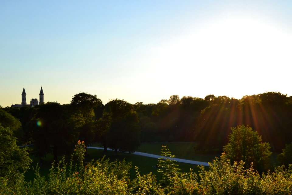 Silhouette bavaria park