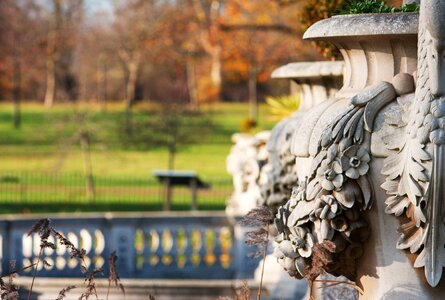Autumn italian gardens vase