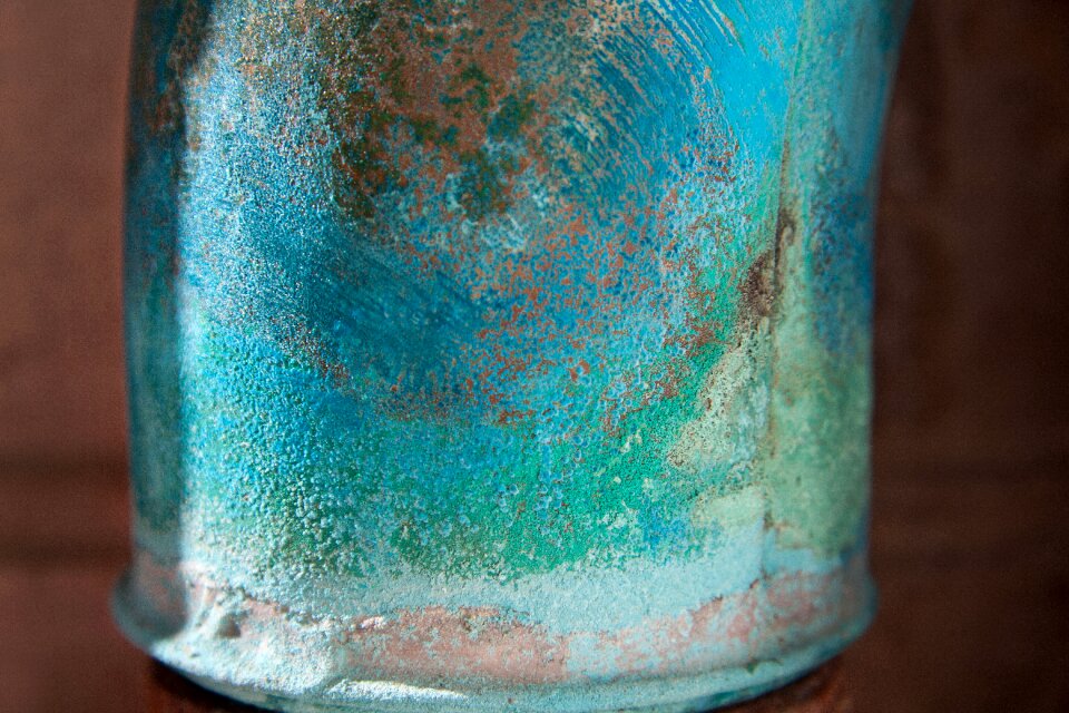 Paint turquoise green