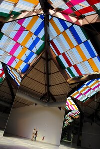 Glass daniel buren istres