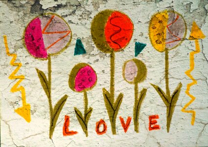 Colorful creativity love