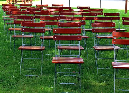 Seats outside catering seat photo