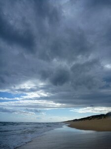 Wave on beach australia photo