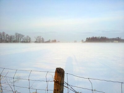 Ottawa foggy winter day