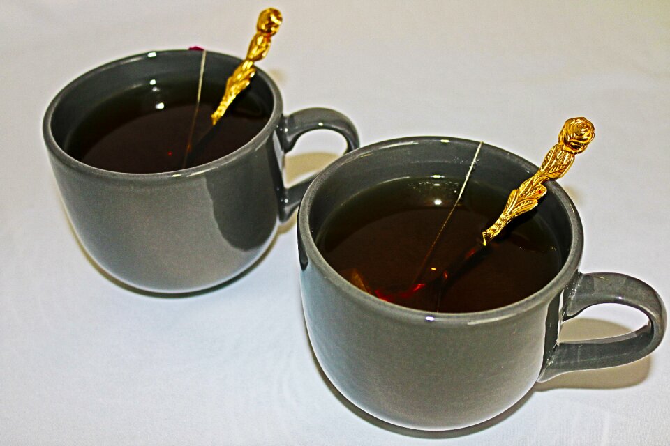 Coffee spoon green tea