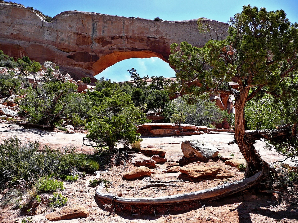 Utah usa landscape arch photo