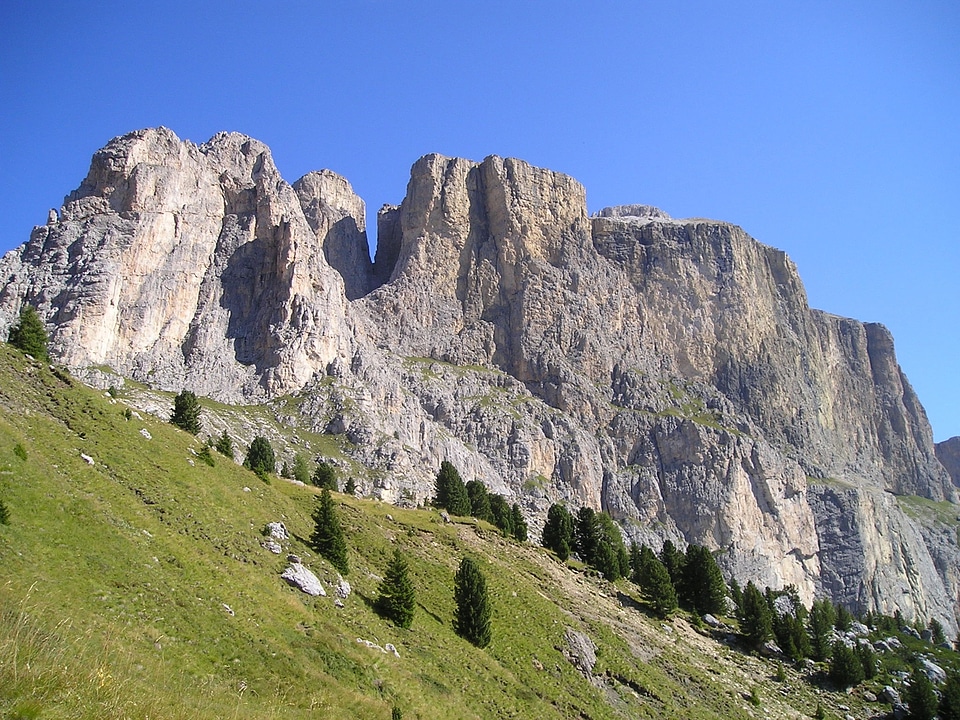 Dolomites climb hiking
