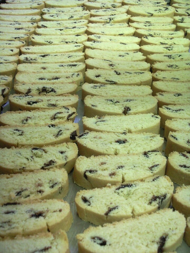 Baking biscuits