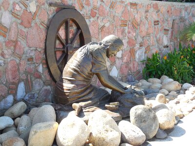 Bronze female sunlight