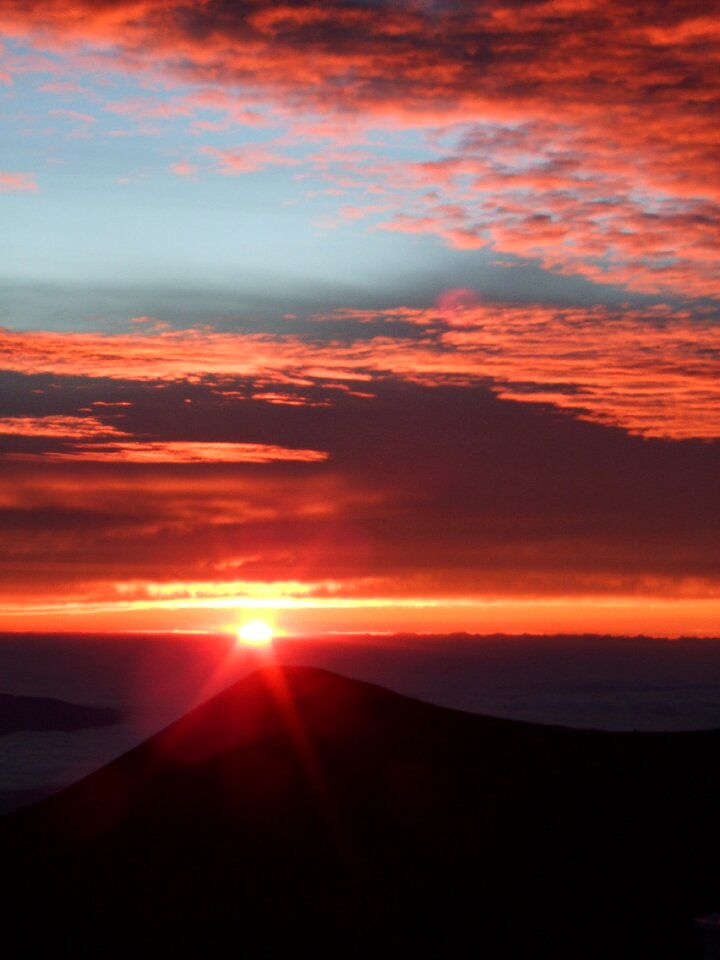 Top sunset island of hawaii