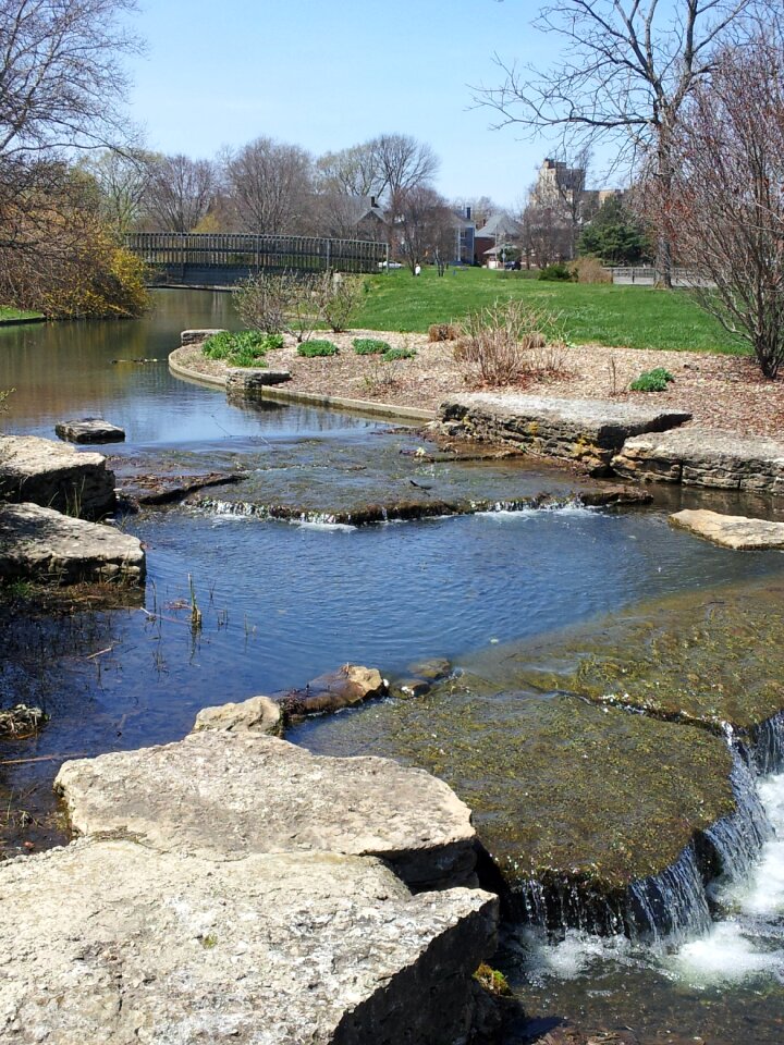 Waterfall nature stream