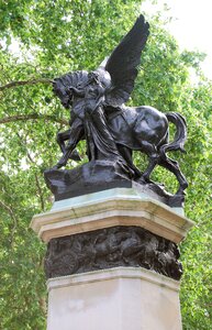 London horse winged woman