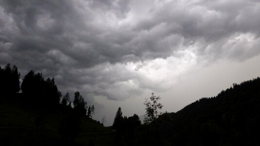 Clouds landscape rain clouds