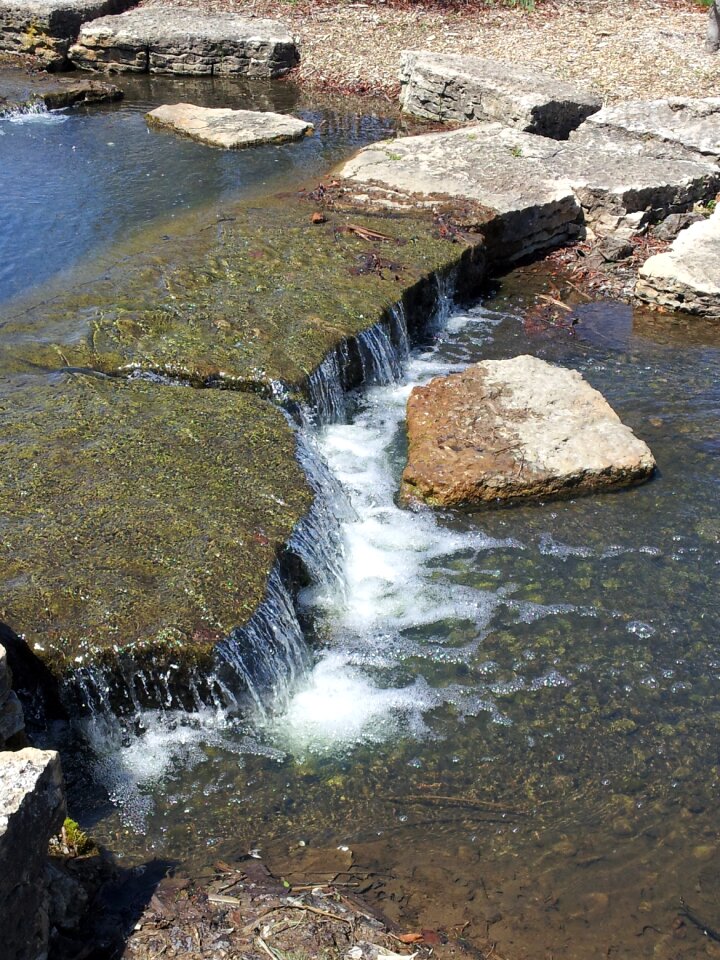 Landscape nature running water