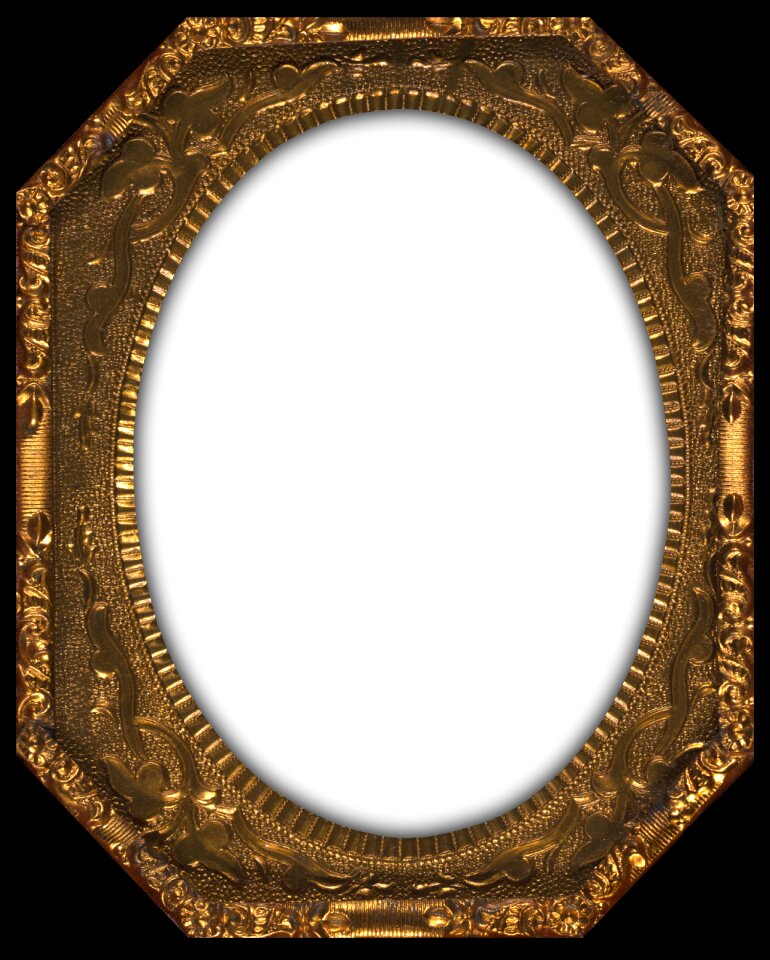 Image close-up brown frame