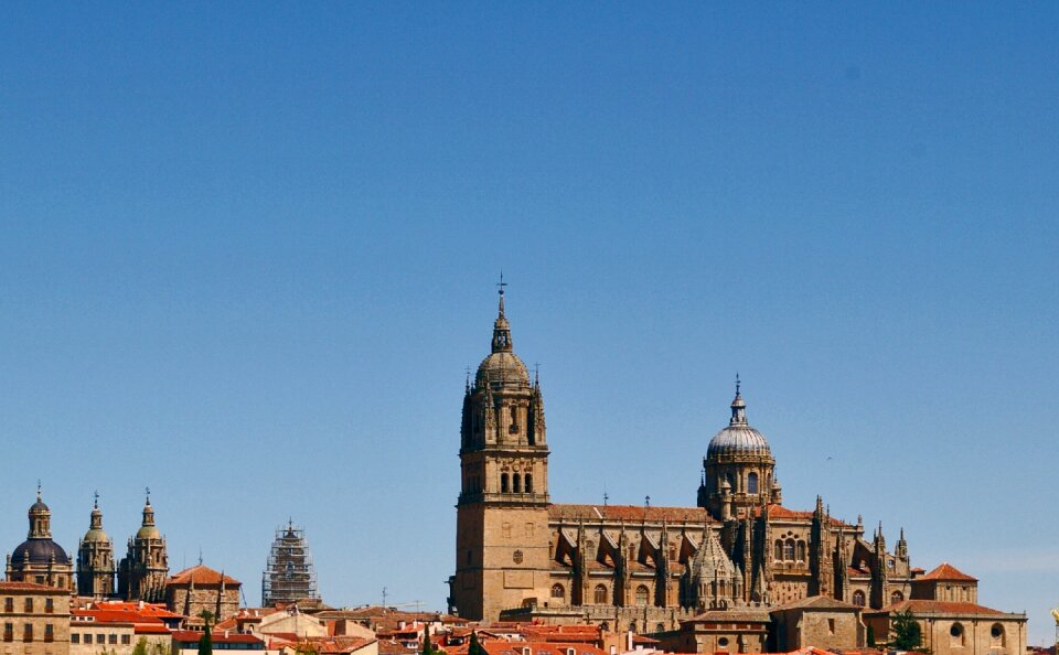 Cathedral monuments blue sky