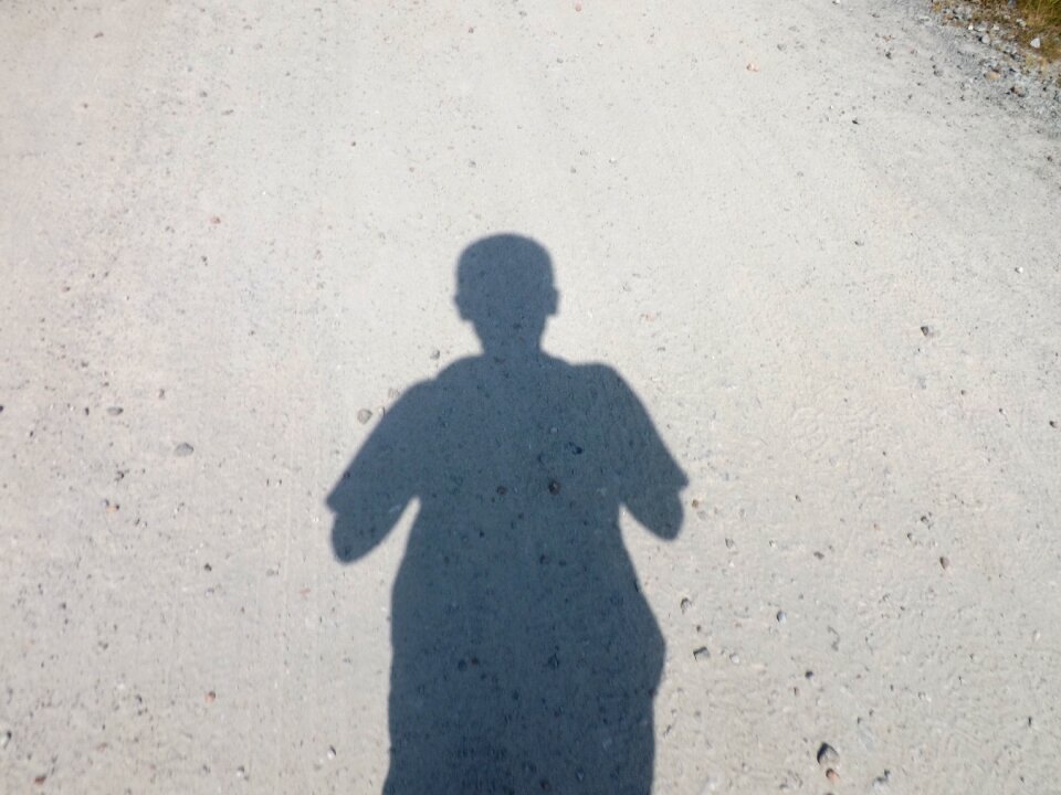 Silhouette person profile