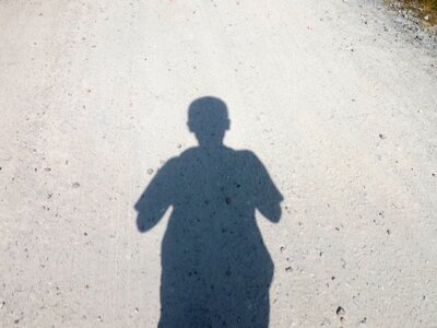 Silhouette person profile