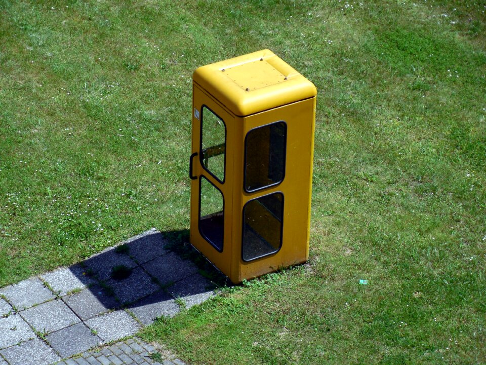 Telephone old yellow