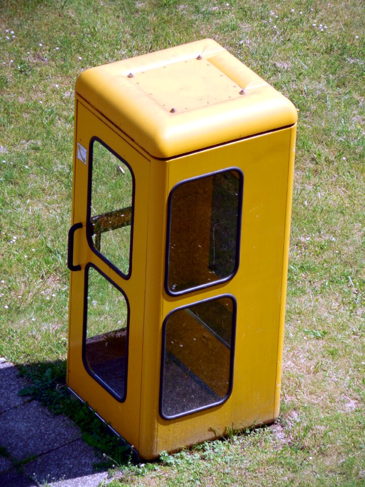 Telephone old yellow