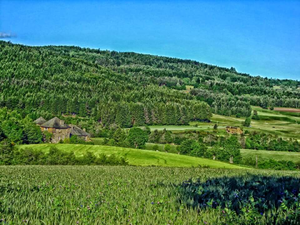 Home mountains landscape