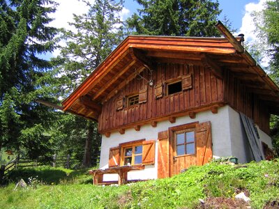Mountains vacations hut