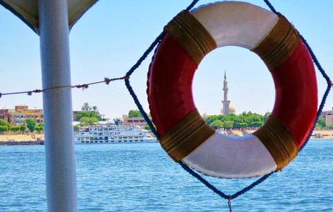 Boat egypt river photo